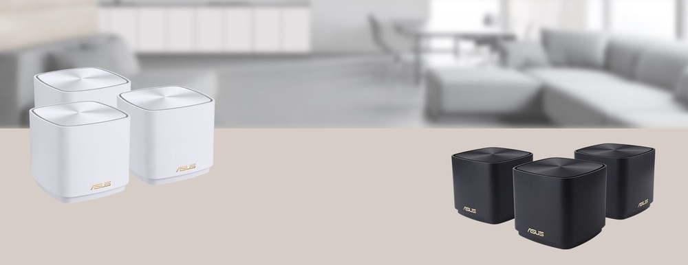 Kompletný Wi-Fi systém Asus ZenWiFi XD4 Plus (3-pack) biely ASUS ZenWiFi XD4 Plus