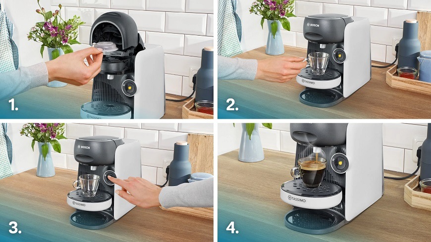 Kapsulový kávovar Bosch Tassimo Finesse TAS164E biely