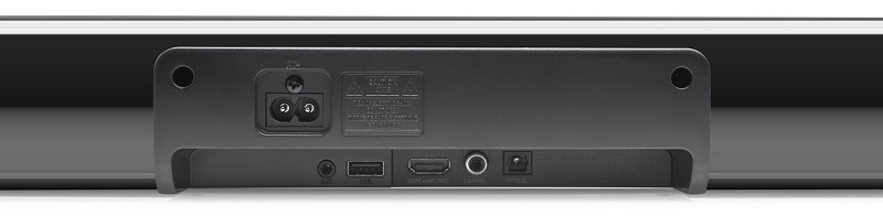 Soundbar JVC TH-E534B čierny Soundbar JVC TH-E534B, konektivita