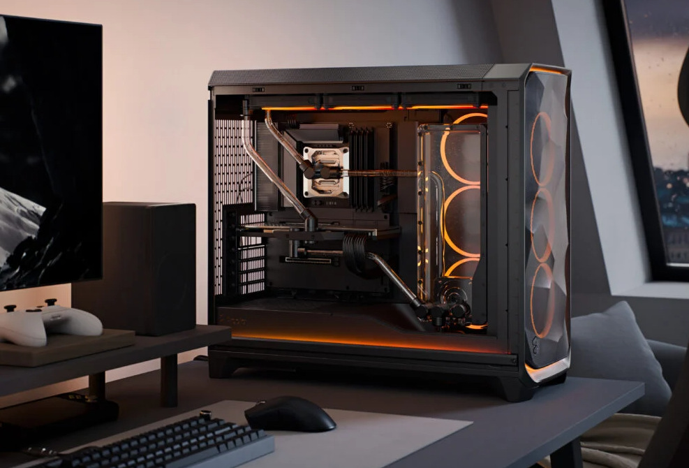 Skriňa FRACTAL DESIGN Meshify 3 XL je pripravená na výkonné vodné chladenie