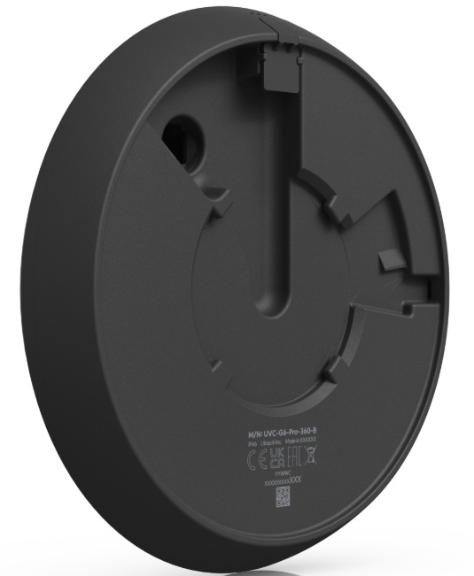 IP kamera Ubiquiti UniFi Protect G6 Pro 360 čierna IP kamera Ubiquiti UniFi Protect G6 Pro 360 v detaile zo zadnej strany