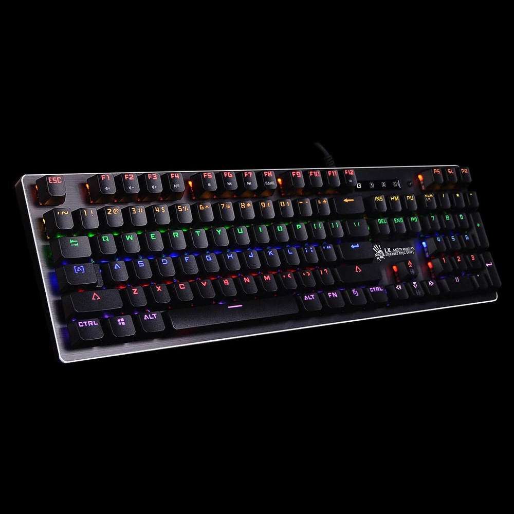 Klávesnica A4Tech Bloody B760, Green Switch, USB, CZ/SK layout čierna Klávesnica A4Tech Bloody B760, Green Switch, USB, CZ/SK layout čierna