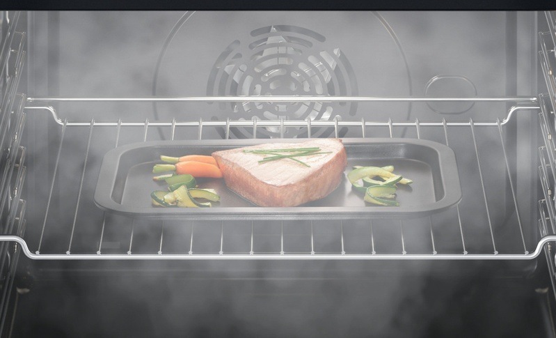 Rúra vstavaná Whirlpool OMSK58CU1B, čierna. program Steam+
