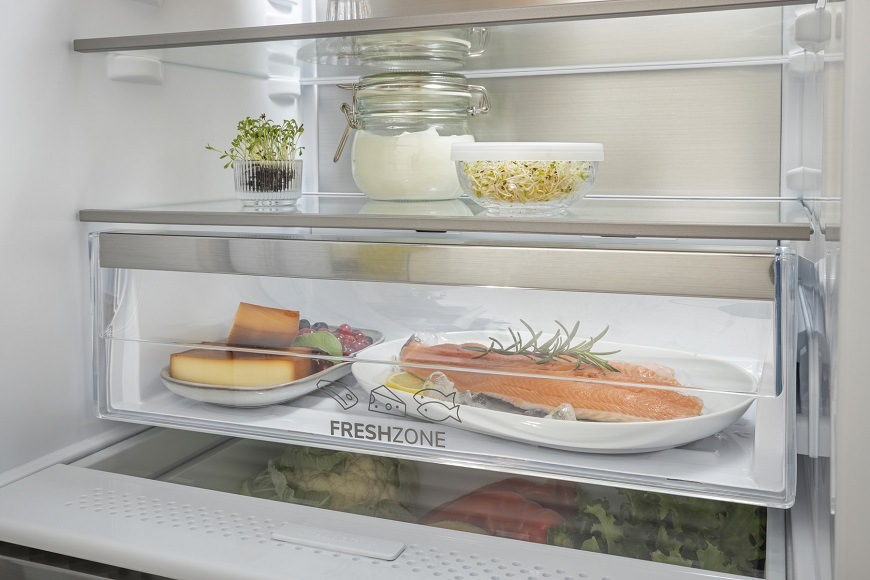 Chladnička s mrazničkou Gorenje G600 NRKI519D61WF biela Chladnička Gorenje NRKI519D61WF, vstavaná, Zásuvka FreshZone