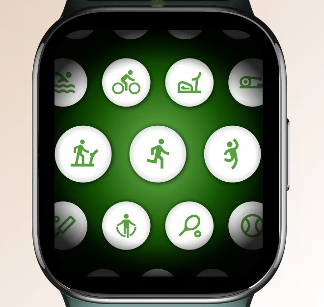 Inteligentné hodinky Motorola Moto Watch Fit čierne/zelené Inteligentné hodinky Motorola Moto Watch Fit čierne/zelené