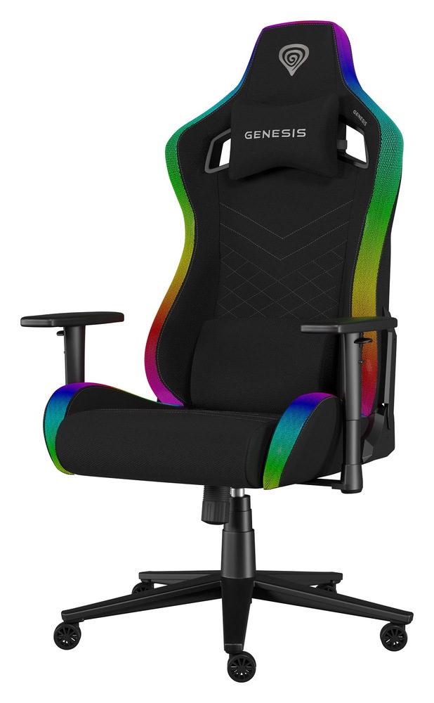 Herná stolička Genesis TRIT 660 RGB - čierna