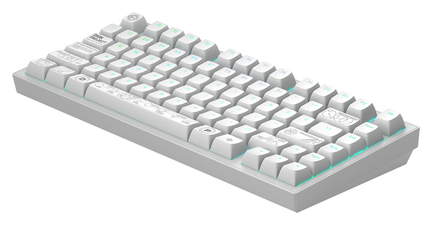 Klávesnica Dark Project ALU Terra Nova R2 US biela Klávesnica Dark Project ALU Terra Nova R2 US biela