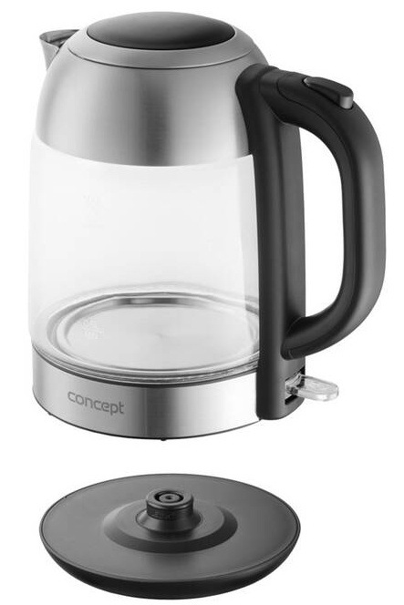 Rýchlovarná kanvica Concept RK4080 nerez/sklo