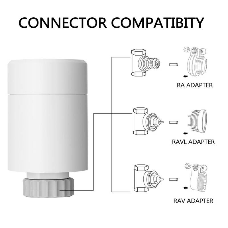 Bezdrôtová termohlavica IMMAX NEO SMART Zigbee, TUYA Bezdrôtová termohlavica IMMAX NEO SMART Zigbee, TUYA