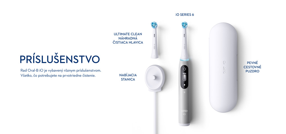Zubná kefka Oral-B iO Series 6 Black Lava čierna Zubná kefka Oral-B iO Series 6 Black Onyx