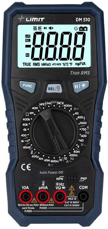 Multimeter LIMIT 510″ width=