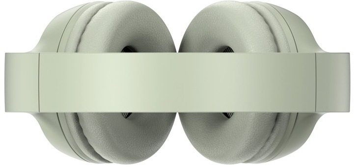 Slúchadlá HONOR CHOICE Headphones Lite zelená Pohľad zozadu na obe náušníkové mušle slúchadiel a spojovací strmeň.