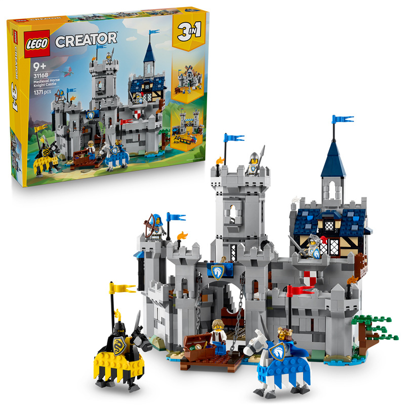 Stavebnica LEGO® Creator 3 v 1 31168 Stredoveký hrad a rytieri na koňoch
