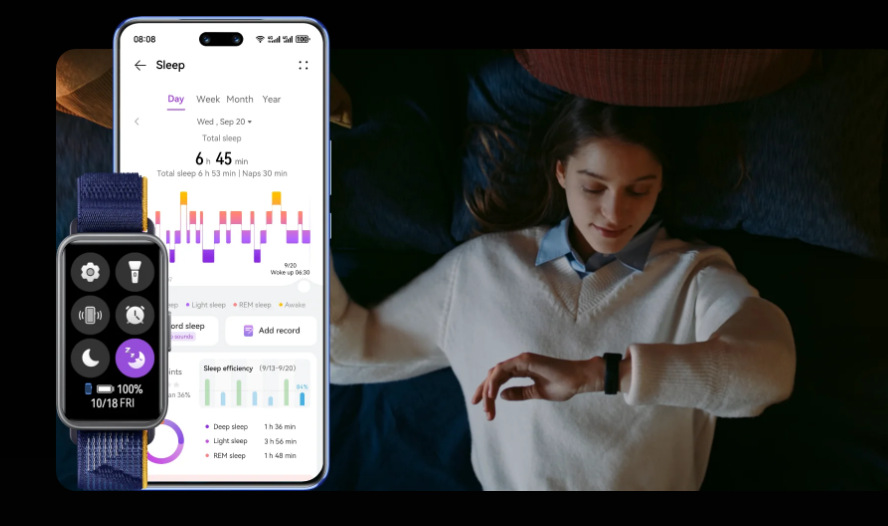 Fitness náramok Huawei Band 9 čierny