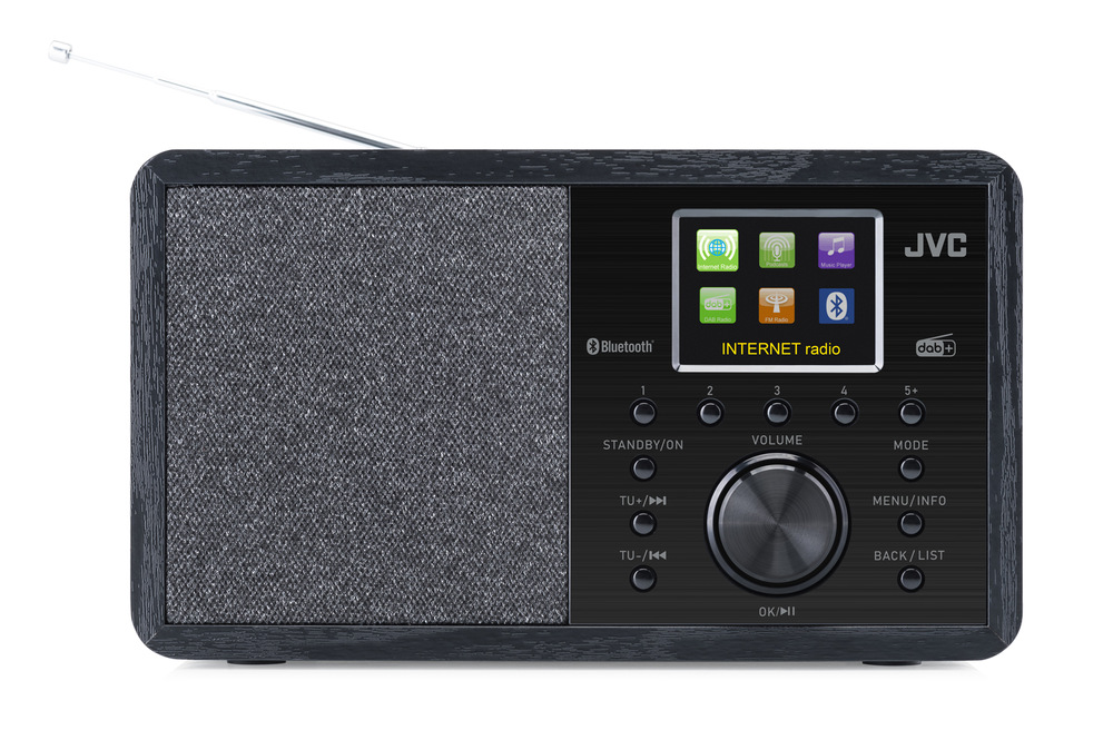 Internetový rádioprijímač s DAB+ JVC RA-E814B čierne Internetové rádio s DAB+ JVC RA-E814B, funkcia