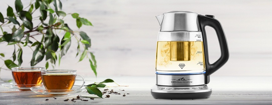 Rýchlovarná kanvica ETA Crystela Premium 9153 90000 nerez/sklo