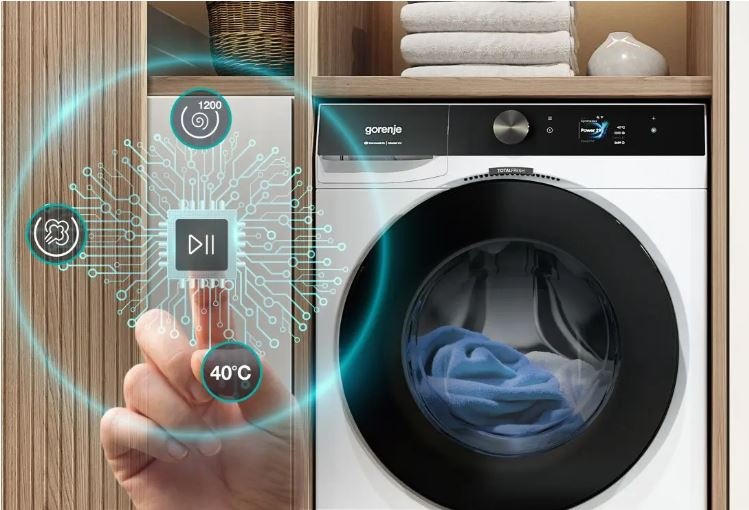 Práčka Gorenje G800 WG814A5P5 TotalFresh biela Funkcia Adaptech