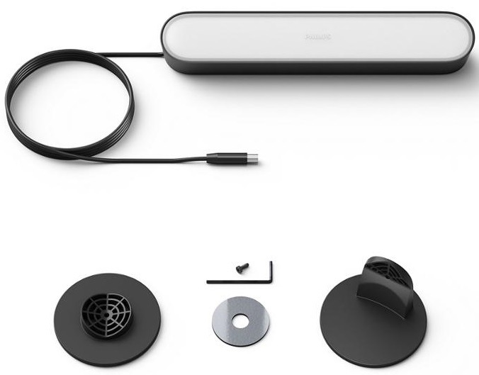 Stolové svietidlo Philips Hue Play White and Color Ambiance Extension pack čierne