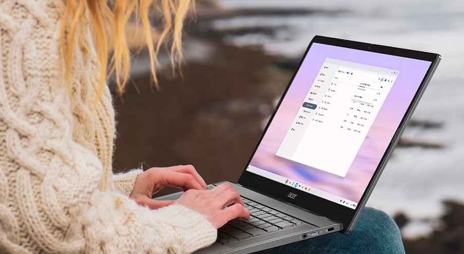 Notebook Acer Chromebook Plus 514 (CB514-5HT-34JB) sivý