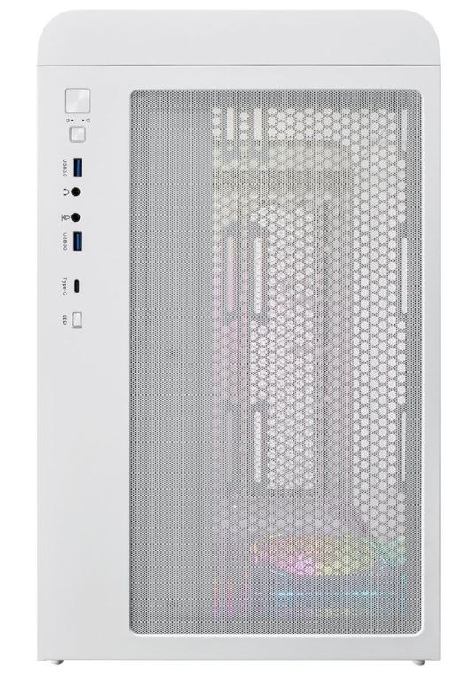 PC skriňa Fortron S380-WA v zadnom pohľade