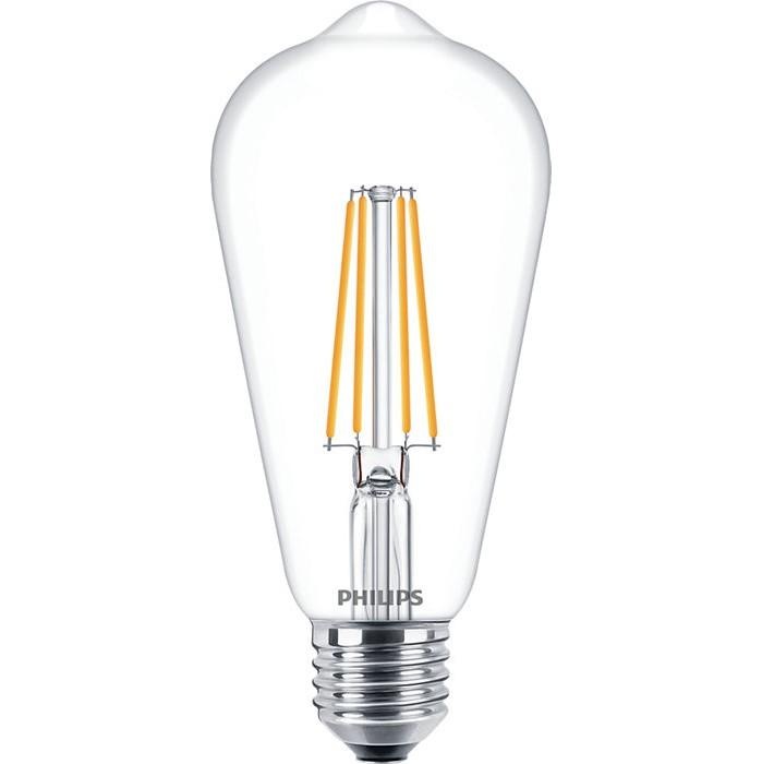 LED žiarovka Philips klasik, 7W, E27, teplá biela