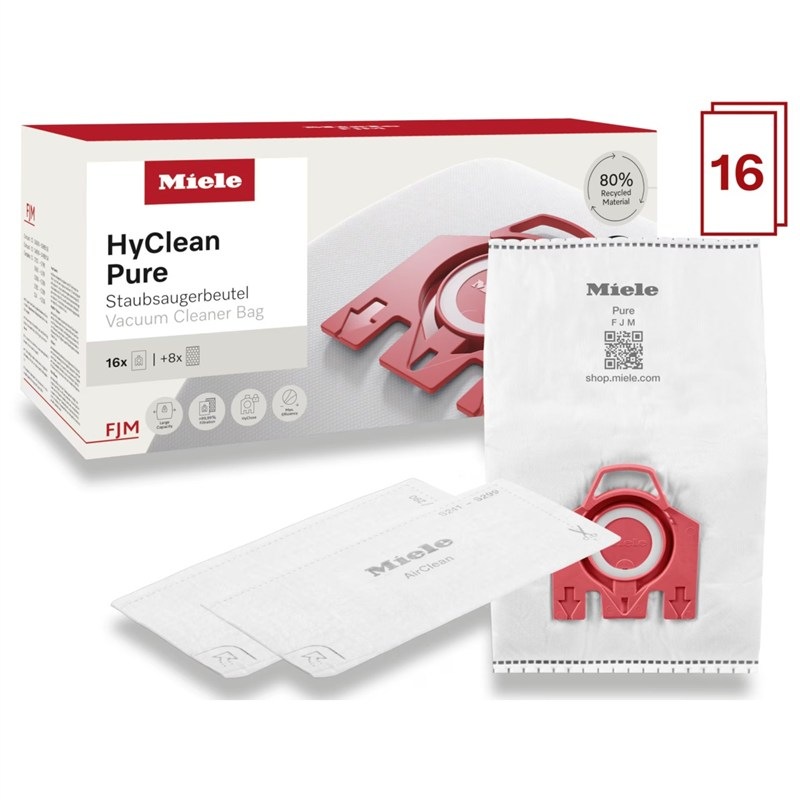 Vrecká pre vysávače Miele HyClean Pure FJM (16 ks)