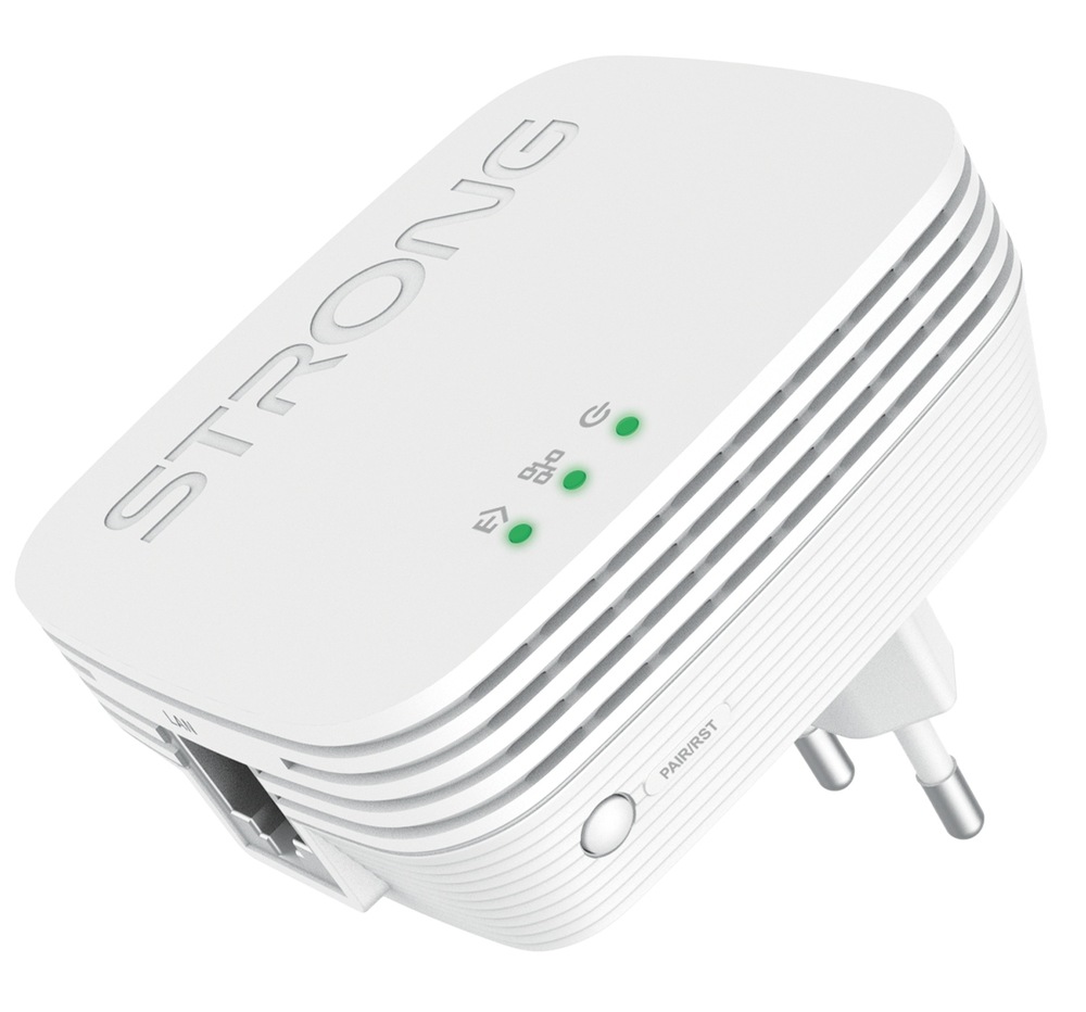 Sieťový rozvod LAN po 230V Strong 600 TRI MINI, 3 jednotky biely Sieťový rozvod LAN po 230V Strong 600 TRI MINI, 3 jednotky biely