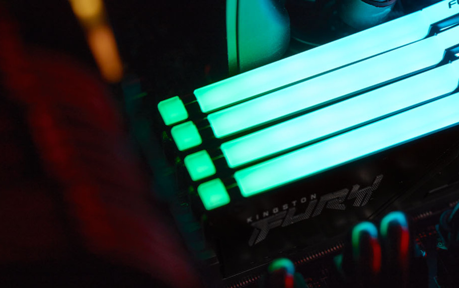 Pamäťový modul Kingston FURY Beast Black RGB XMP 64GB (4x16GB) DDR5 5600MHz CL40 Pamäťový modul Kingston FURY Beast Black RGB XMP 64GB (4x16GB) DDR5 5600MHz CL40