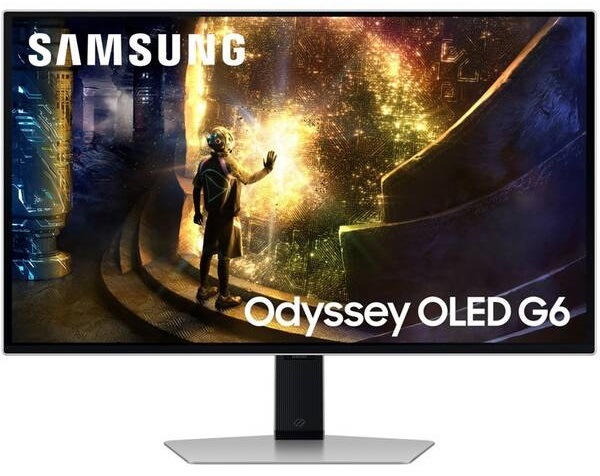 Herný monitor Samsung Odyssey OLED G6 strieborný