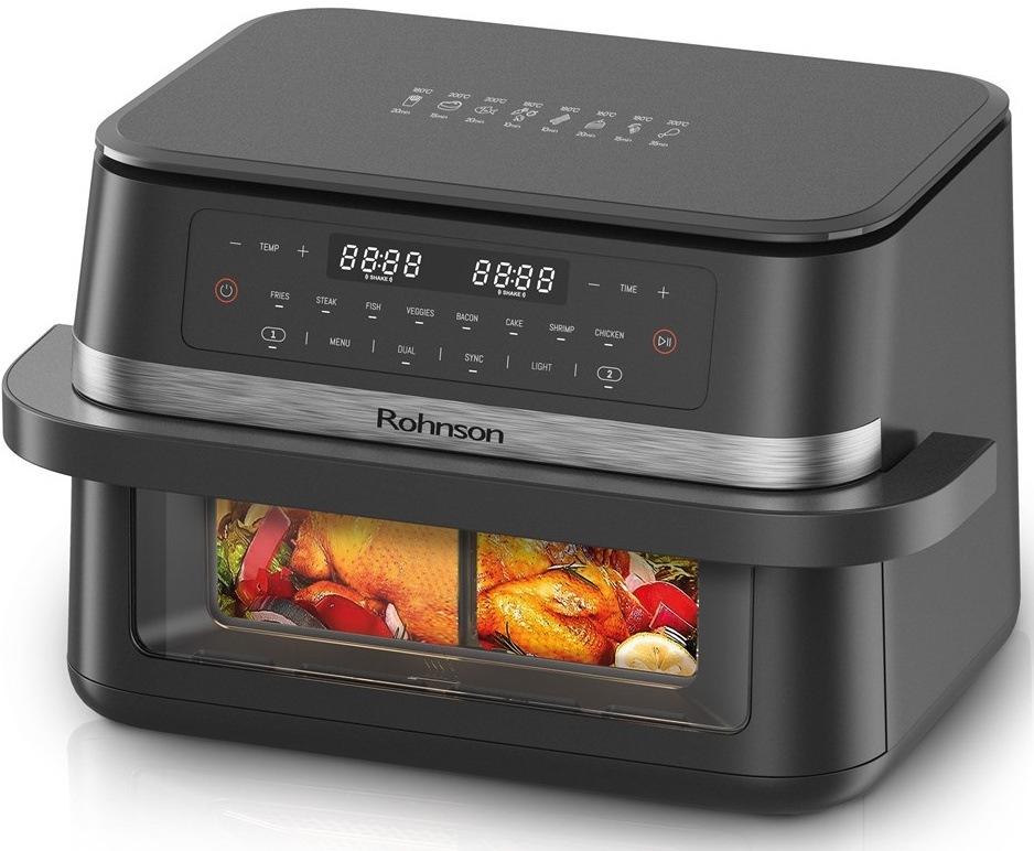 Fritéza teplovzdušná Rohnson R-2881, 11,5 l čierna Fritéza teplovzdušná Rohnson R-2881, 11,5 l čierna