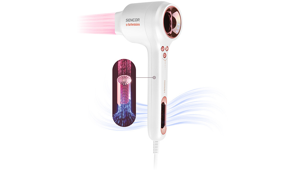 Fén Sencor SHD 9150RS biely Silný výkon fénu Sencor SHD 9150RS