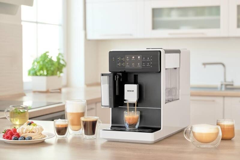 Automatický kávovar Sencor SES 9301WH biely Automatický kávovar Sencor SES 9301WH biely