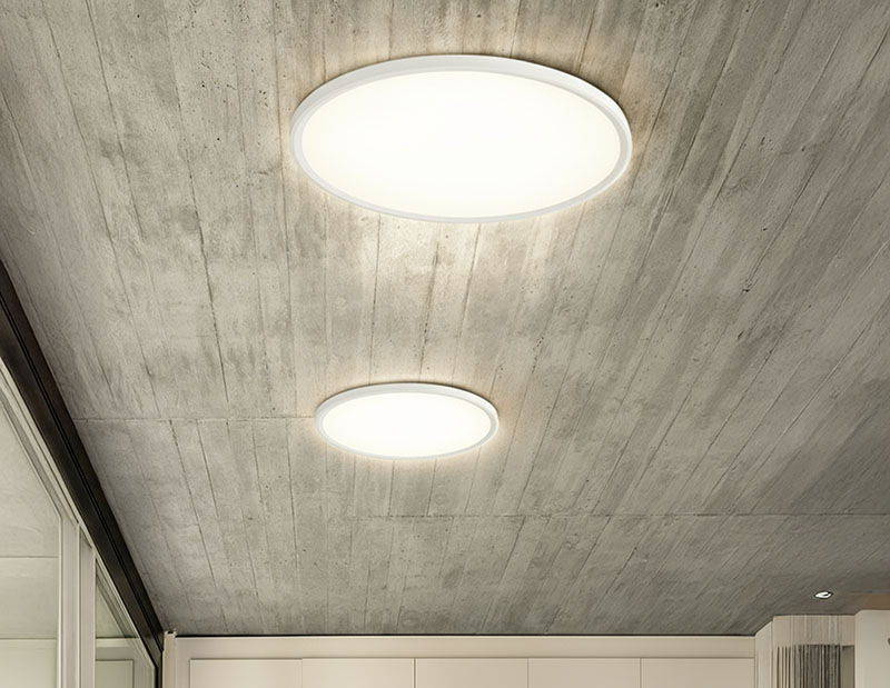 LED stropné svietidlo Solight Estela, 40W, priemer 50cm, závesné aj stropné biele Stropné svietidlo Solight Estela, 40W, priemer 50cm, závesné aj stropné - biele