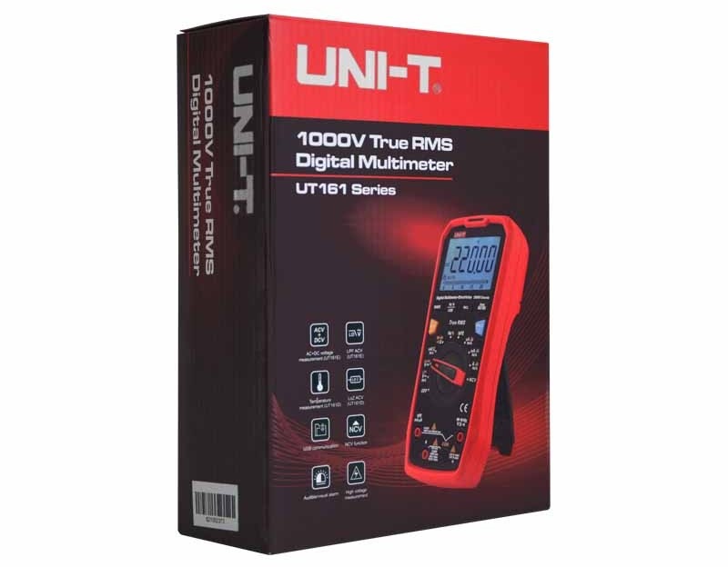 Multimeter UNI-T UT161D Multimeter UNI-T UT161D je napájaný 4× AAA batériami s automatickým vypínaním
