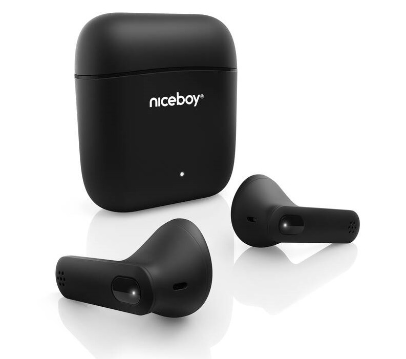 Slúchadlá Niceboy HIVE Beans čierna