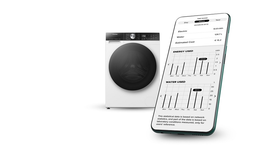 Sušička bielizne Hisense DH5S902BW biela Sušička Hisense EFYDH5S902BW, biela, mobilná aplikácia ConnectLife