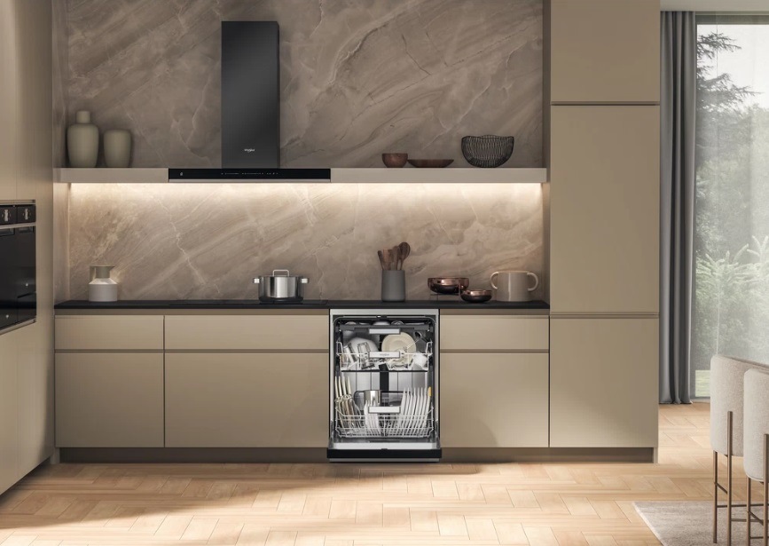 Umývačka riadu Whirlpool W7F HS51 X, nerez, voľne stojaca