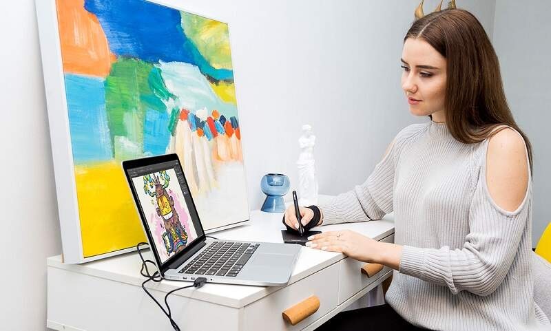 Grafický tablet XPPen Star G430S čierny