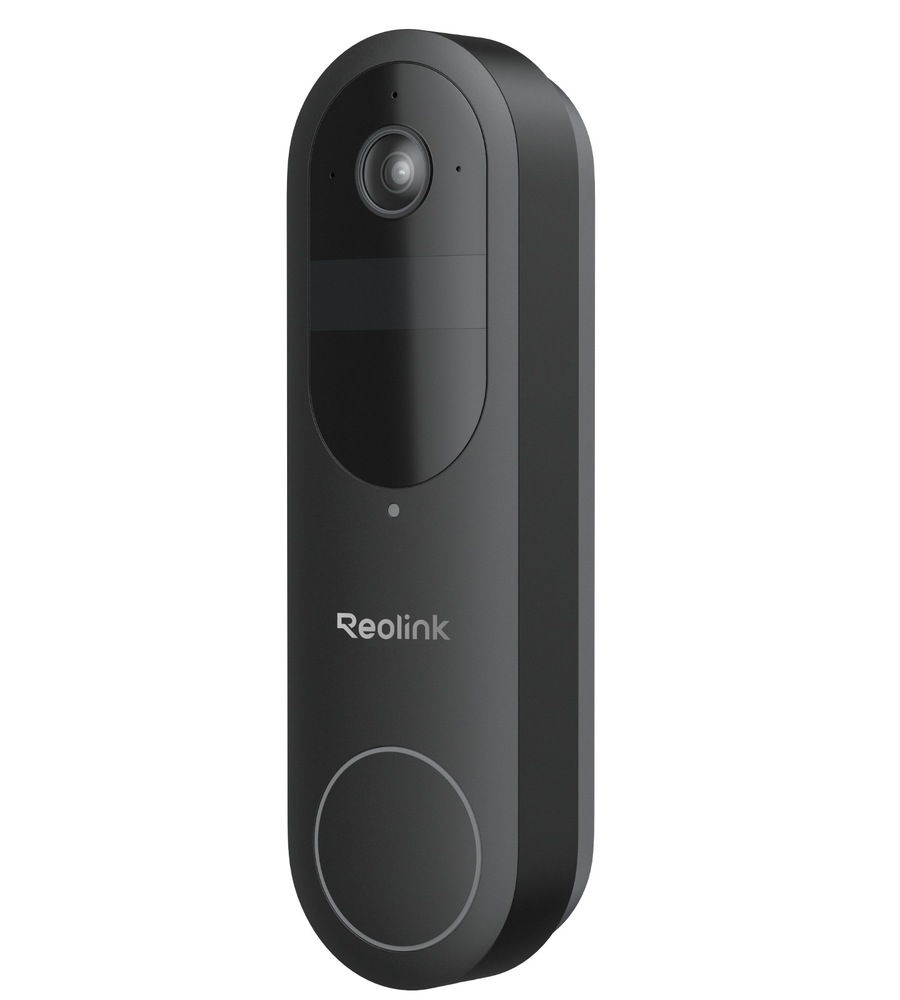 Videozvonček Reolink D340B + Chime + 64GB microSD karta - čierny