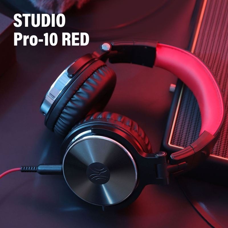 Slúchadlá OneOdio Pro-10 DJ čierna/červená ODIPRO10RED_03