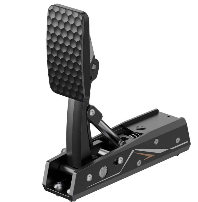 Moza Racing CRP2 Clutch Pedal v šedo-čiernej farbe.