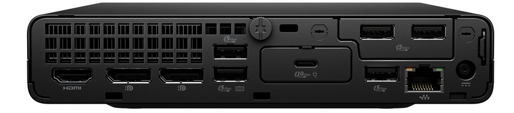 PC mini HP ProDesk 4 Mini G1i AI detail zadnej strany