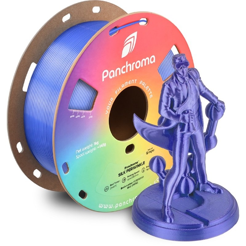 Filament Polymaker Panchroma PLA Silk - modrý