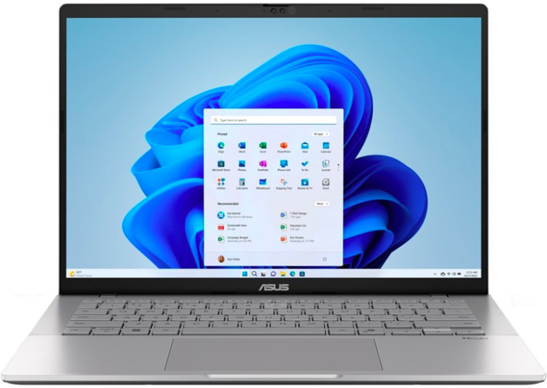 Multimediálny notebook ASUS Vivobook S14 so 14″ OLED displejom v striebornom prevedení