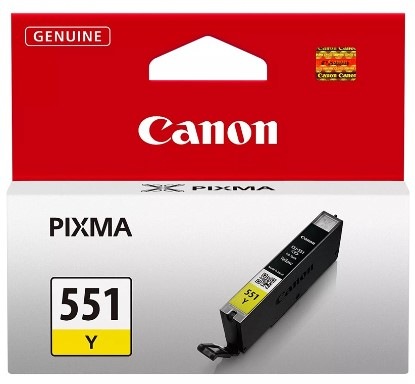 Cartridge Canon CLI-551 Y, 330 strán žltá