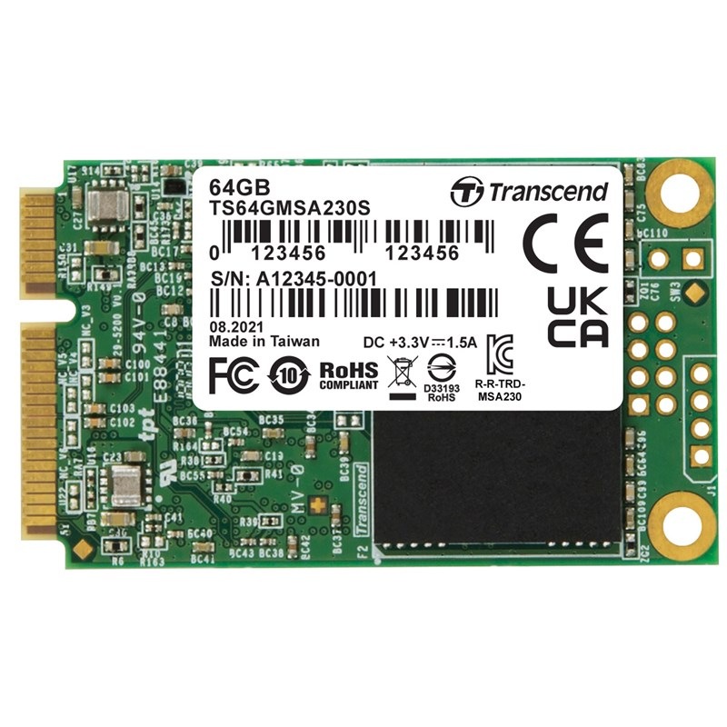 SSD Transcend MSA230S 64GB SATA