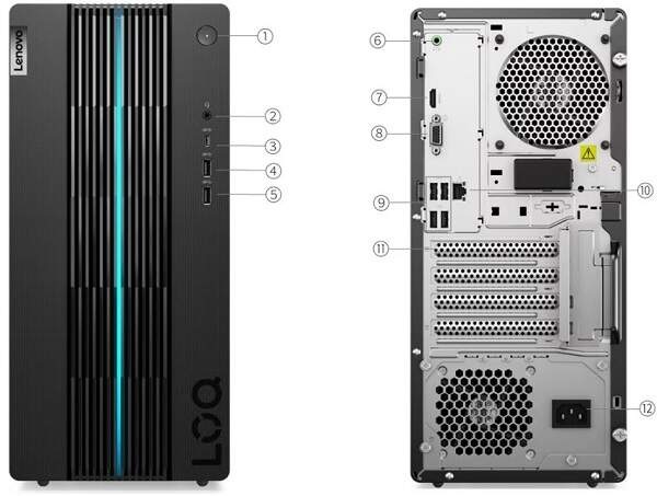 Herný počítač Lenovo LOQ 17IRB8 čierny Herný počítač Lenovo LOQ 17IRB8 čierny