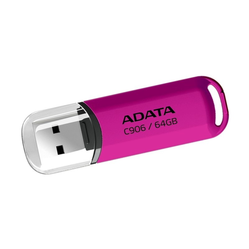 Flashdisk ADATA Classic v ružovej farbe.