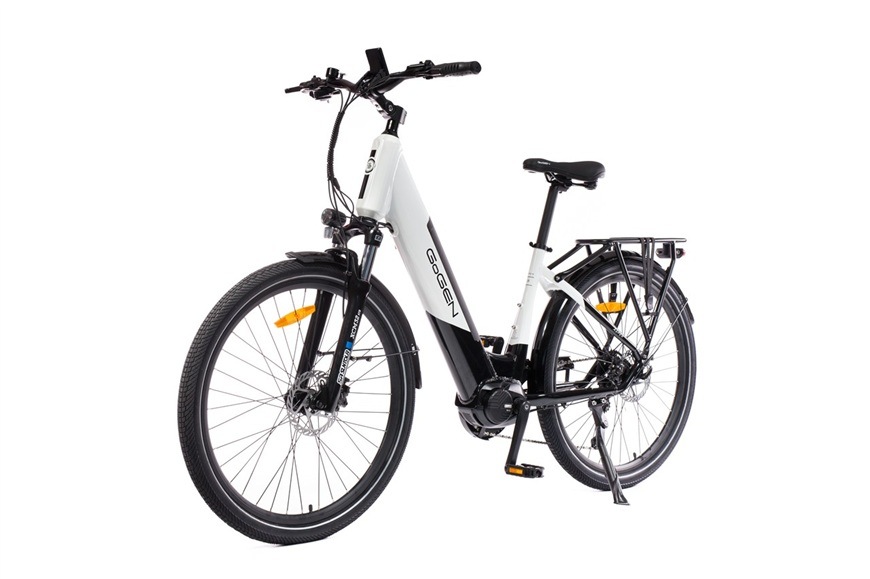 Elektrobicykel GoGEN Aspen MX 720 27,5" 18" 2026 čierne/biele Detail obrázka elektrického bicykla