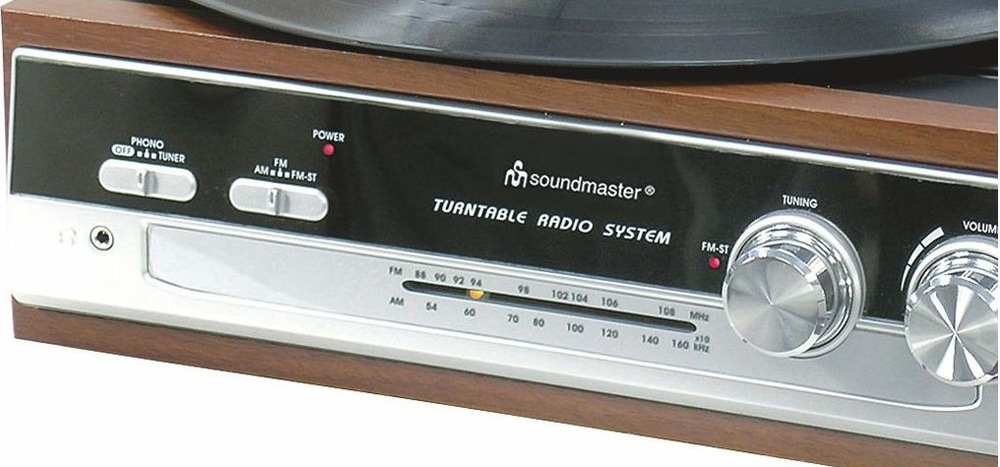 Gramofón Soundmaster PL186H hnedý